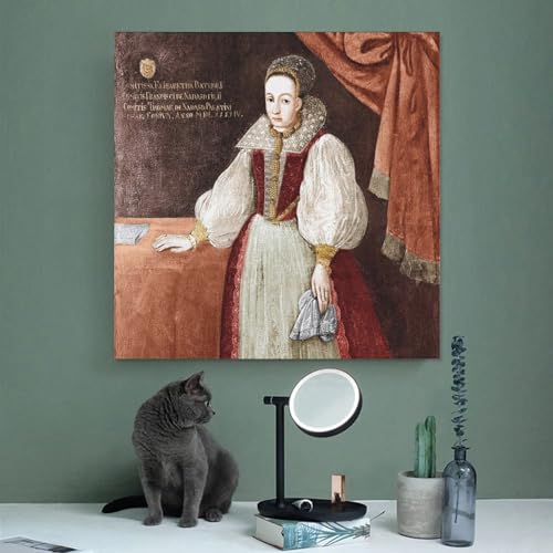 Comtesse Elizabeth Bathory impression sur toile aux détails précis