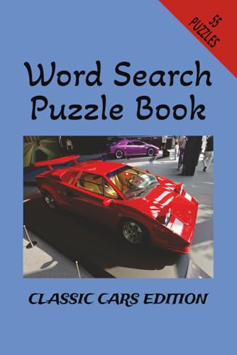 Word Search Puzzle Book Classic Cars Edition: Word Search Puzzle Book: Classic Cars Edition | Classic Cars By Decade | Foreign Cars | Car Collections ... Pages | 55 Puzzles | Gift for Men and Women image 2