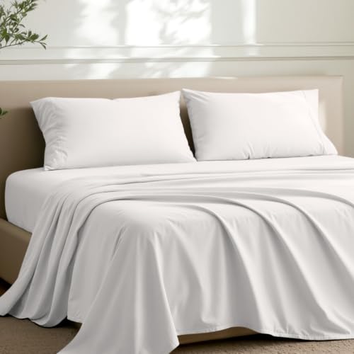 Image of Bare Home Pillowcases Envelope (King 20 inchx36 inch Set of 2, Antique White)