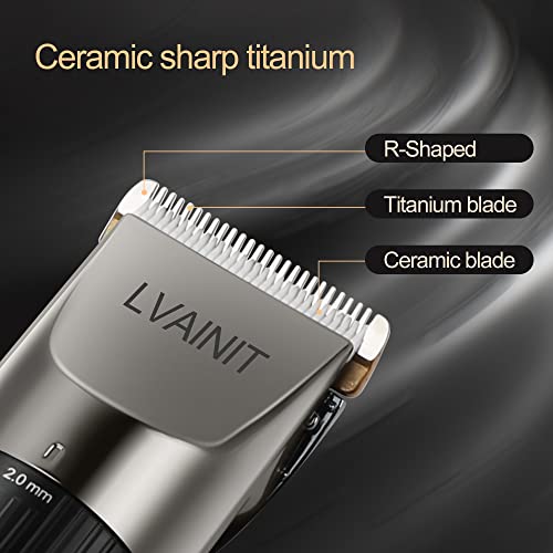 Lvainit LV-CLIPPER-MEN-1PC Hair Clippers For Men, Cordless Lcd Rechargeable Hair Trimmer Beard Trimmer thumb #6