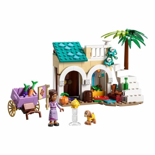 Disney Wish Asha nella Città di Rosas, Set dal Film Wish con Mini Bambolina di Asha e le Figure di Star e Valentino la Capra Giocattolo, Giochi per Bambine e Bambini da 6 Anni, Idea Regalo 43223 - Lego - Immagine 3