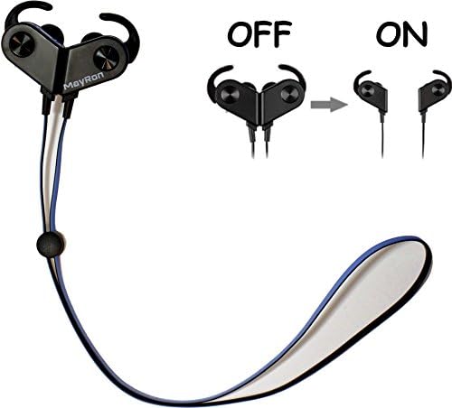 Bluetooth Wireless Headphones with Microphone | Magnet Control In Ear Earphones for Workout | Sweatproof Noise Cancelling Android | Iphone