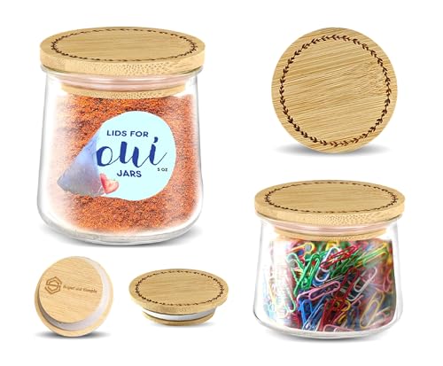 Oui Yogurt Jar Lids – Choose a Design, 4-24 pieces,