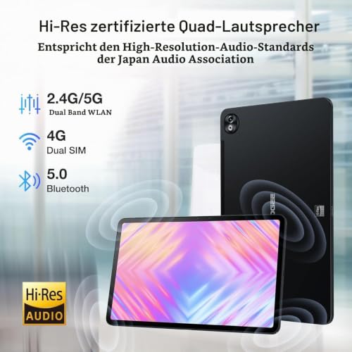 DOOGEE T20 Ultra Tablet 12 Zoll 32GB RAM 256GB ROM(2TB TF) Helio G99 Octa-Core Android Gaming Tablet, 10800mAh, 2.4K Display… – Ansicht 6