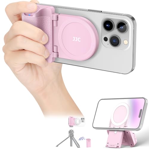 Adaptateur trépied pour smartphone avec poignée magnétique et télécommande Bluetooth pour iPhone