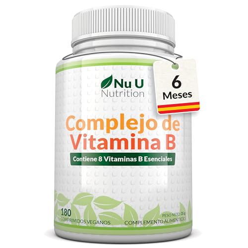 Nu U Nutrition Vitamina B Complex 180 Comprimidos