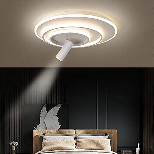 Plafonnier LED pour chambre à coucher et salon avec spots lumière modulable