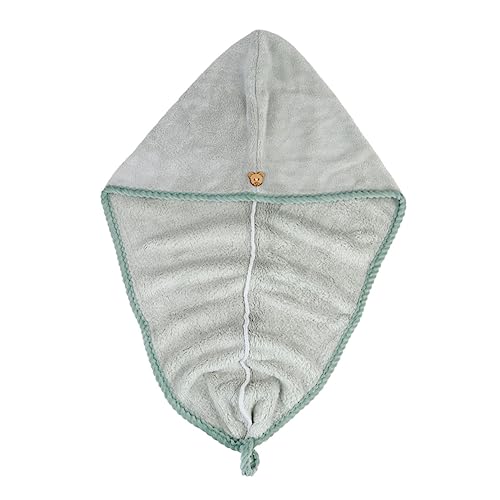 Balacoo Chapéu De Cabelo Seco De Lã Coral 4 Peças Toalha Com Capuz Toalha De Banho De Microfibra Fai