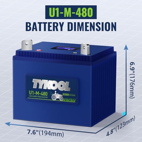 TYKOOL Battery - Dimensions