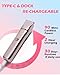 VEGITERIA Bikini Trimmer for Women 2-in-1 Electric Razors for Women with Body & Facial Heads, Rechargeable Bikini Shaver for Smooth Pubic & Body Grooming, Waterproof, Portable & Travel-Friendly Gift