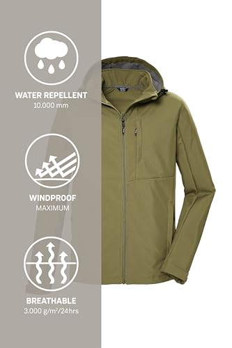 Killtec Kos 103 Mn Sftshll Jckt veste softshell homme capuche - 4