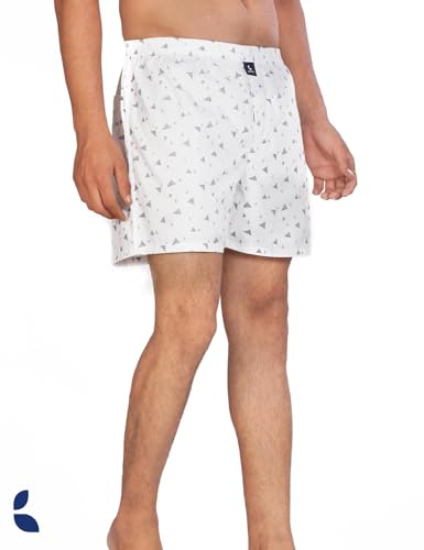 Image of Cotton Boxer Shorts for Men, Breathable, Comfortable & Lightweight (Pack of 2)