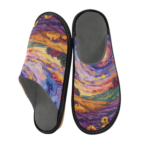 Chaussons mignons pour la maison lavables contre les sols froids