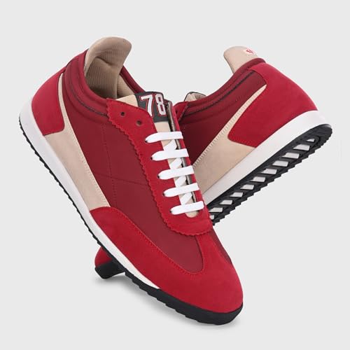 Image of Cruiser Mens Sneakers | Casual Shoes | Experience Comfort & Style with Soft Cushioned Insole | Trendy Lace-Up Design Sneaker(2570)