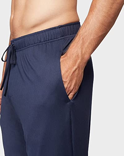 32 Degreees Men's Cool Classic Sleep Pant | Anti-Odor | 4-Way Stretch | Moisture Wicking, Navy, Large #TOP2