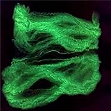 Halloween Glow in The Dark Spider Webs Fake Glow Spiders, Spider Web Decoration for Creepy Halloween Party Decor