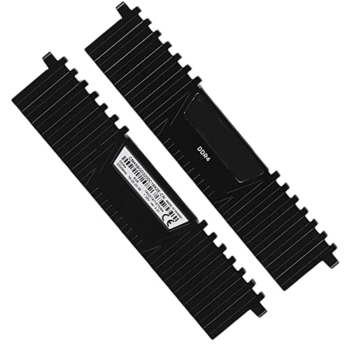 SUNGOOYUE Aluminum DDR RAM Heatsink 2-Pack with Thermal Pads