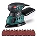 POSENPRO 130W Deltaschleifer, Dreieckschleifer 13500 OPM Schleifmaschine mit Absaugung, Multischleifer Effiziente mit 12PCS Schleifpapier, Ideal für Holz, Kunststoff und Metall