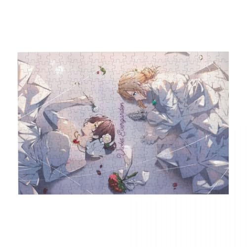Rompecabezas de personajes de anime, Violet Evergarden/Claudia Hodgins figura póster, 200/300/500 piezas de sierra de calar educativa (madera)
