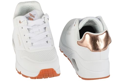 Image of Skechers Girl Uno Gen1 Shimmer Away Lace Up Shoe
