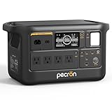 PECRON F1000LFP Portable Power Station, 1500W, 1004Wh LiFePO4 Battery Solar...