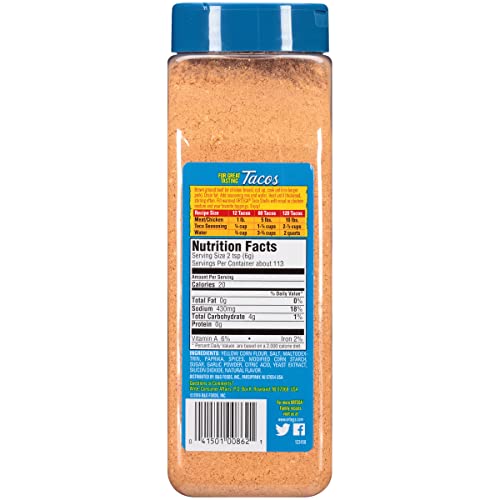 Image of Ortega Seasoning Mix, Taco Seasoning, 24 Ounce (Pack of 2)