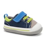 See Kai Run - Stevie II Sneaker for Little Kids, Blue/Multi, Infant 4