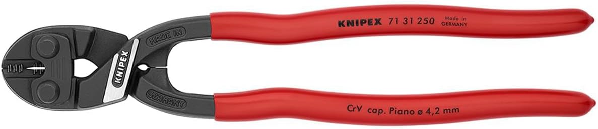 KNIPEX Tools - CoBolt Compact Bolt Cutter With Notched Blade (7131250)