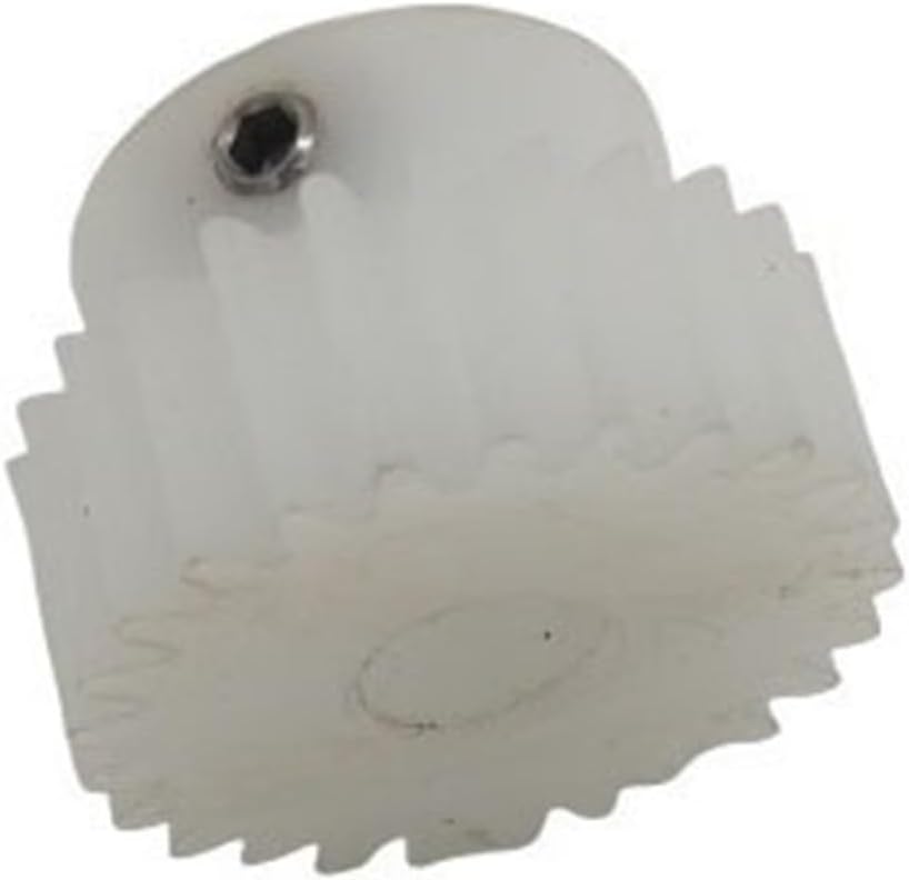 Plastic Motor Pinion Gears,1pcs Nylon Cylindrical Gear, 0.8 Module 30 Teeth Spur for Steering Multiple Bore Sizes(6.35mm BORE)