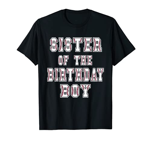 Fiesta temática de béisbol Hermana del Cumpleaños Camiseta