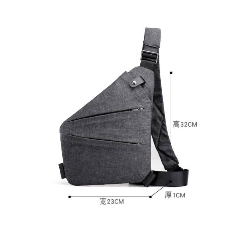 Sac bandoulière anti-vol Farvello Antivol Léger Imperméable, Simple, Grande Capacité pour Hommes et Femmes