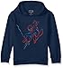 Marvel Little Boys' Spider-Man Pullover Sweatshirt, Spider/Man Navy, 7
