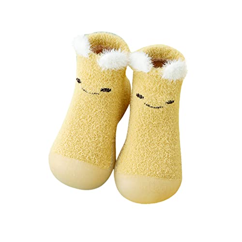 Baby Walking Shoes,Infant Boys Girls Cartoon Socks Shoes Fleece WarmThe Floor Socks Non Slip Prewalker Cute Shoes