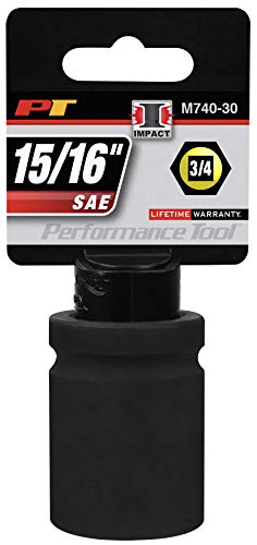 Performance Tool M740-30 3/4" Dr 15/16" Impact Socket #TOP19