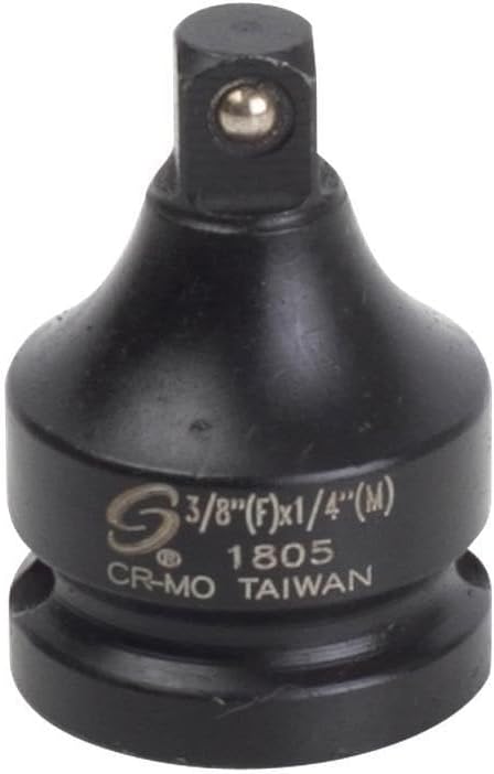SUNEX Tools 3/8 in. Female x 1/4 in. Male Adapter, CR-MO Steel, Model 1805