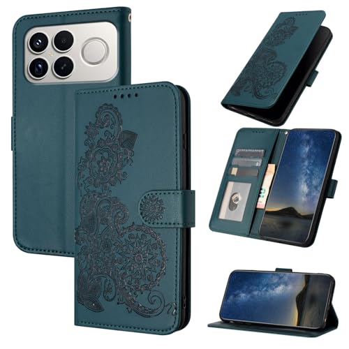 �X�}�z�P�[�X �Ή��@�� for Xiaomi Poco F8 Ultra,�Ή��@�� for Redmi K90 Pro Max [PU���U�[�{�X�}�z�P�[�X] �}�O�l�b�g�J�� �J�[�h�X���b�g �t���b�v�X�^���h �X�g���b�v Green