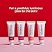 MCoBeauty Cheek and Lip Tint Rose Glow - Gel Cream Buildable Color Lip Stain and Blush for Women - Dewy Multi Use Tinted Lip Balm, Liquid Blush Makeup Vegan Cruelty Free - 0.34 oz