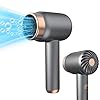 IXYHKB Kabelloser Haartrockner, Akku FöHn, Reise-Haartrockner, Mini-Haartrockner, Usb-Haartrockner, Tragbarer Haartrockner, Batterie-Haartrockner, Wiederaufladbarer Haartrockner (Silbergrau)