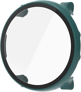 ・For Polar Vantage V3 ケース カバー 液晶面強化ガラス 全面保護 単色/クリア フィルム一体 ハードケース For ポラール バンテージ(オリーブ)