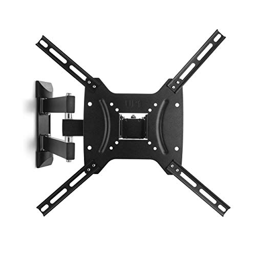 Full Motion, Tilt and Swivel Single Stud Wall Mount for 26-55 Inch LCD, LED, and Plasma Screens