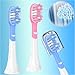 Children's Toothbrushes Replace Brush Heads. Compatible with Philips HX2432/02 HX2432/01 Series 3, Series 2 All Snap-on Toothbrush Handles