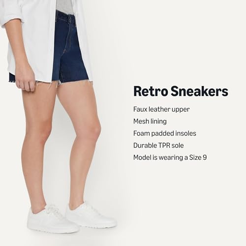 Image of Amazon Essentials Women's Low Top Court Sneakers with Padded Collar