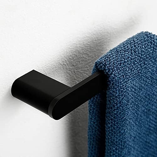 Towel Holder,Towel Ring,Towel Ring Stainless Steel Matte Black for Bathroom,Modern Simplicity,Punch-Free Installation