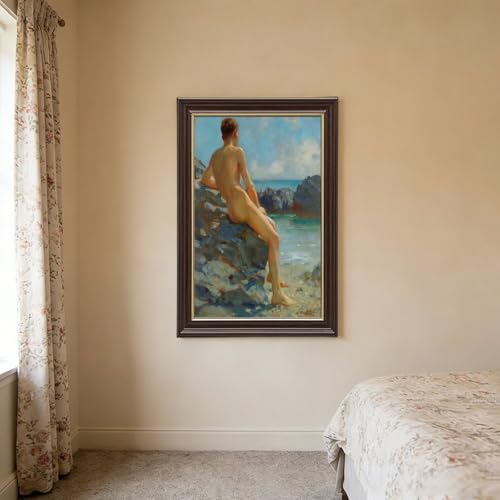 The Bather par Henry Scott Tuke décoration murale poétique