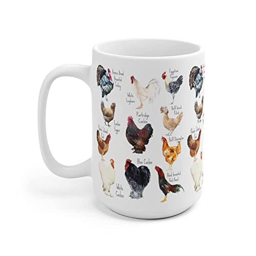 16. Breeds of Chickens Cup