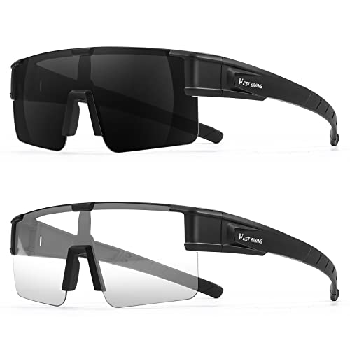 West Biking Fit Over Photochromic Sunglasses - Uv Protection Cycling Glasses For Men & Women #TOP19