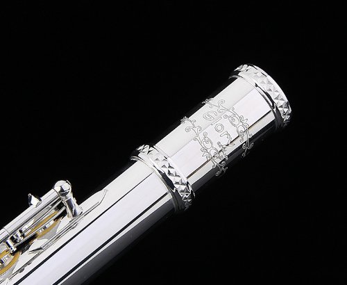 Glory GFL-05-SLA Silver Plated Intermediate 17Keys, Open/Closed Hole C Flute thumb #3