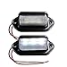 FXC 2x Car LED License Plate Tag Light 12V Side Marker Lights or Convenience Courtesy Door Step Lamp