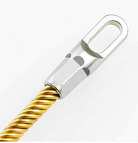 The Upgraded 3 Cores Electrical Wire Threader, Electrician Threading Device, Cable/Wire Puller Tool ,Fish Tape Fastener 39 FT (12M) UP Grade Large Leader Hole