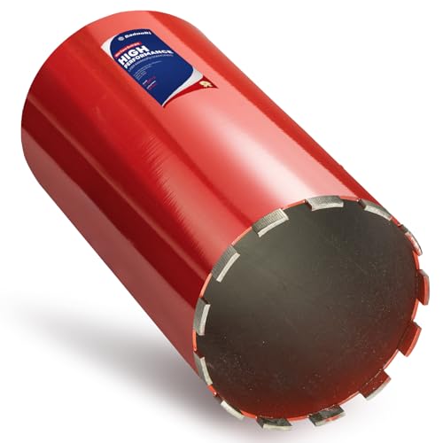 Image of Premium 7 inch Wet Core Drill Bit for Hard Concrete with High-Density Diamond, Precision-Welded Segments, 1-1 /4 inch-7 Thread x 14 inch Depth, Industrial Grade for Concrete Rebar, Brick, Masonry, Pavers